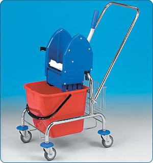 Úklidový vozík 1x17 l Clarol jednokbelíkový se ždímačem